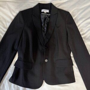 Calvin Klein Size 4 Black Blazer